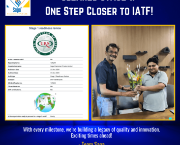 Cleared Stage 1 One Step Closer to IATF